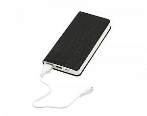 Зарядка для мобильного телефона на 5000 мА из эко-кожи