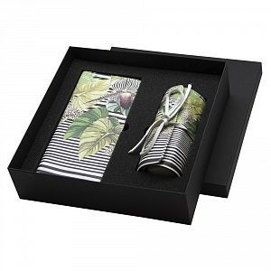 Набор в подарочной коробке: тревелер и несесер для украшений  из коллекции "Тропикана"