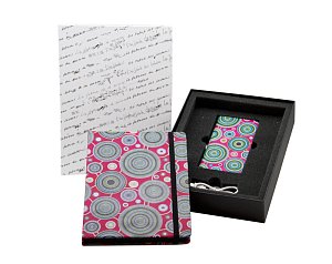 Набор в подарочной коробке с полноцветной печатью: ежедневник, Power Bank