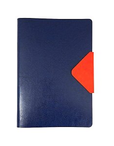 Ежедневник в гибкой обложке с треугольным хлястиком на магните