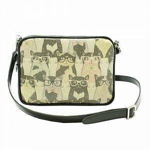 Сумка женская "Мэсто" из коллекции "Коты", натуральная кожа