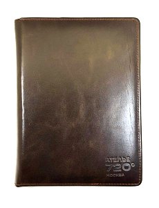 Ежедневник в обложке-портфолио на молнии