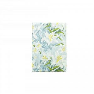 Обложка для паспорта "Бизнес 1" с полноцветной печатью из натуральной кожи