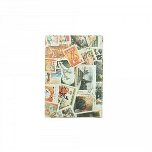 Обложка для паспорта "Бизнес 1"с полноцветной печатью из натуральной кожи